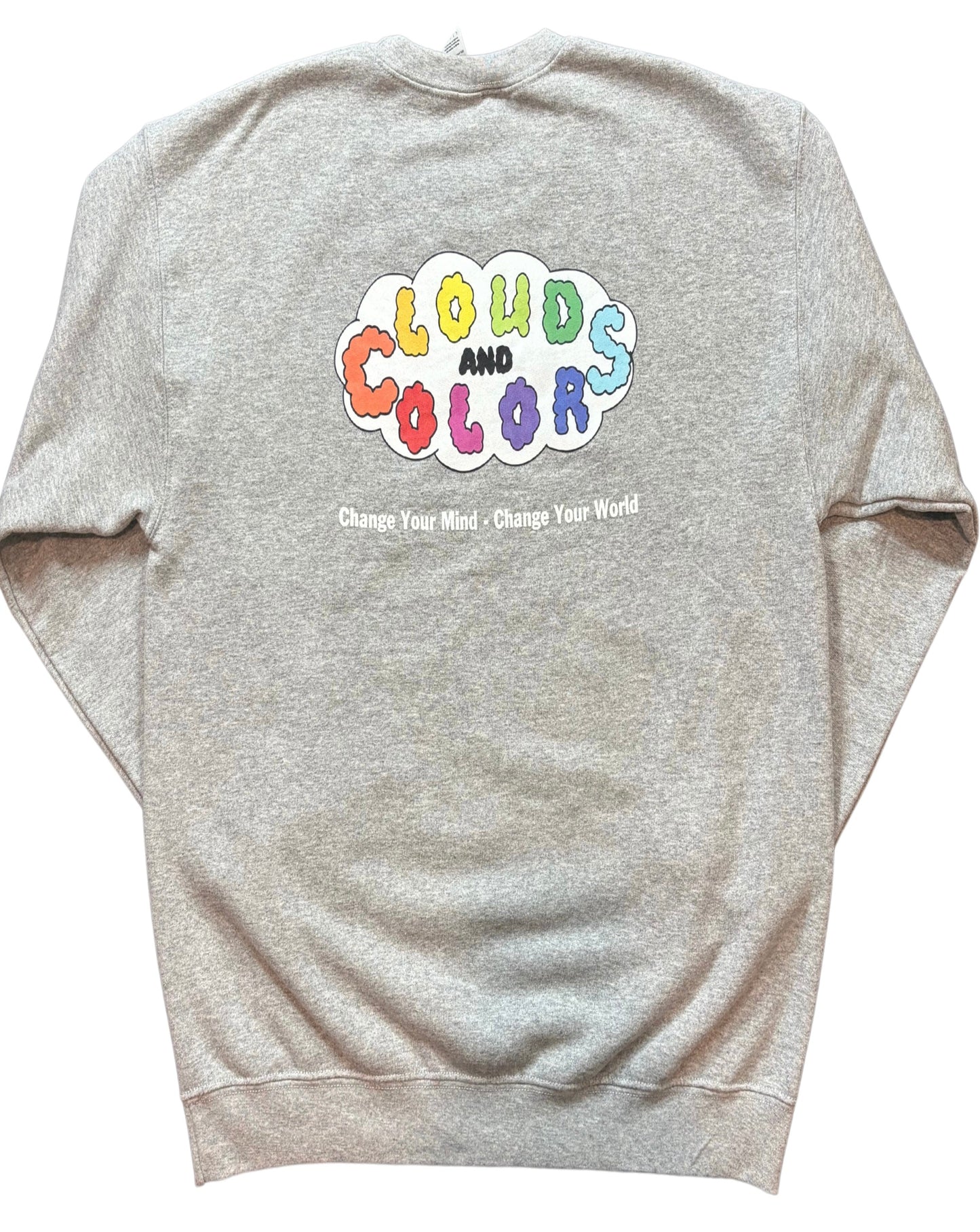 Clouds and Colors Crewneck - Gray - Clouds and Colors Clothing