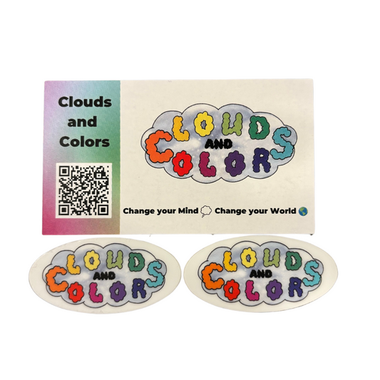 Clouds and Colors Message + Stickers - Clouds and Colors Clothing