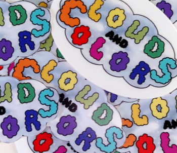 Sticker x 7 pack - Clouds and Colors Clothing